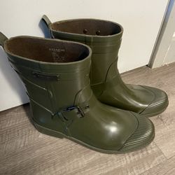Coach rain Boots 