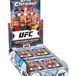 UFC Topps Chrome 2025 Hobby Box