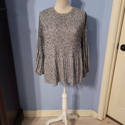 Adrianna Papell Large Womens Blouse 
