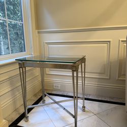 Glass Side Table