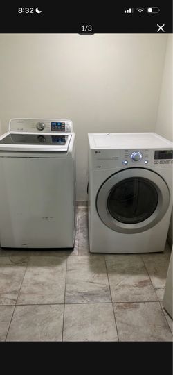 Samsung high efficiency washer & LG dryer