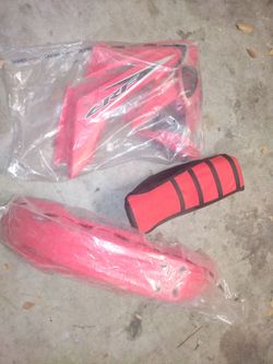 New Acerbis Honda CRF250X Plastic Kit with Seat Cover