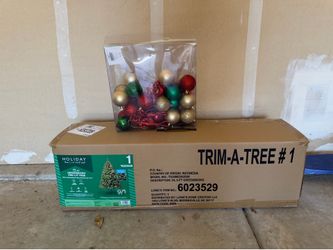 Christmas tree and ornaments