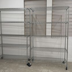 Racks with wheels set of 2