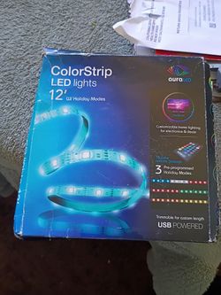 Color strip LED lights