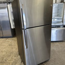 19.2 cu. ft. Ge Refrigerator Stainless Steel One year-old can deliver Retail price around $1000