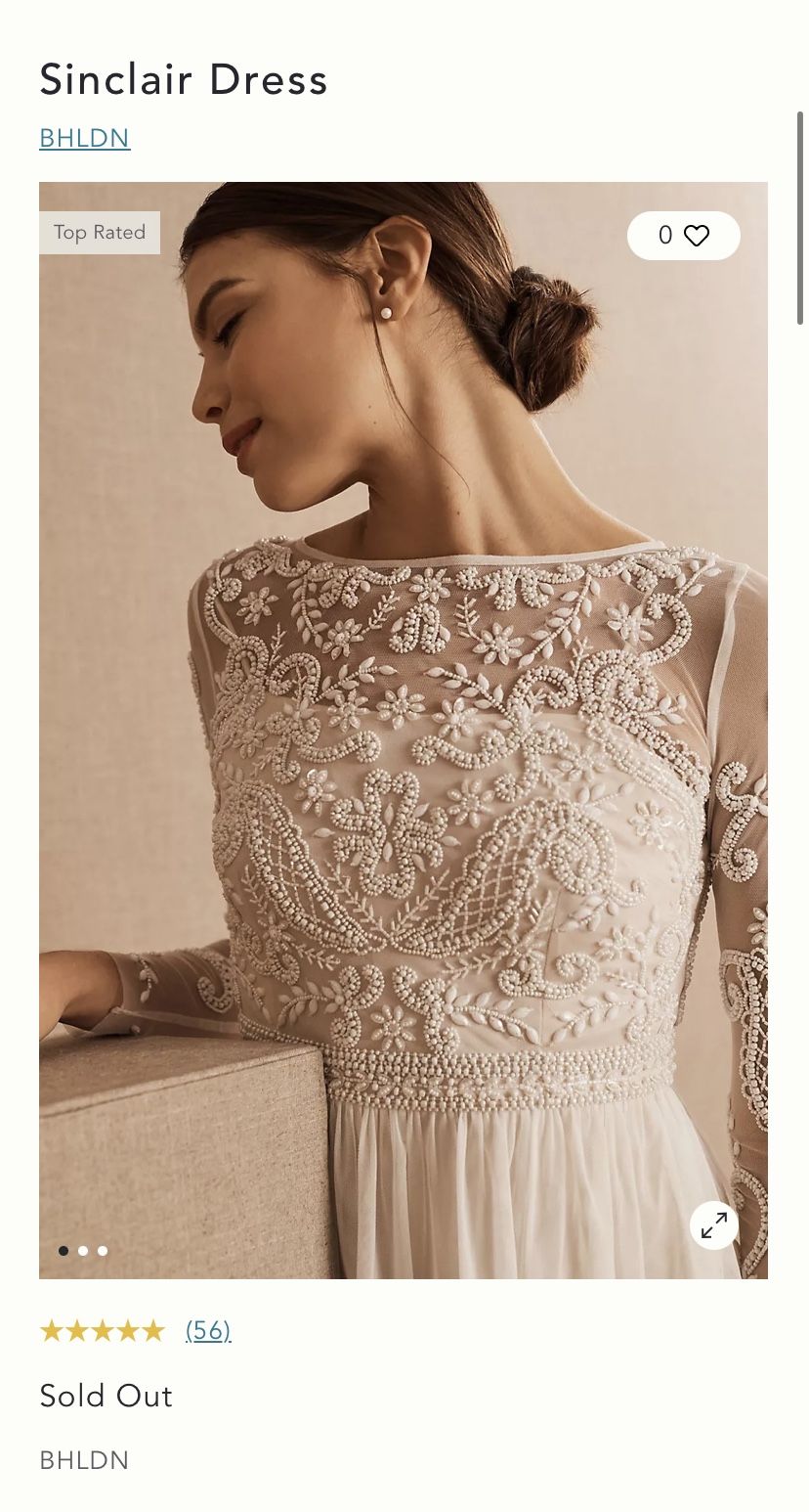 Sinclair dress bhldn top