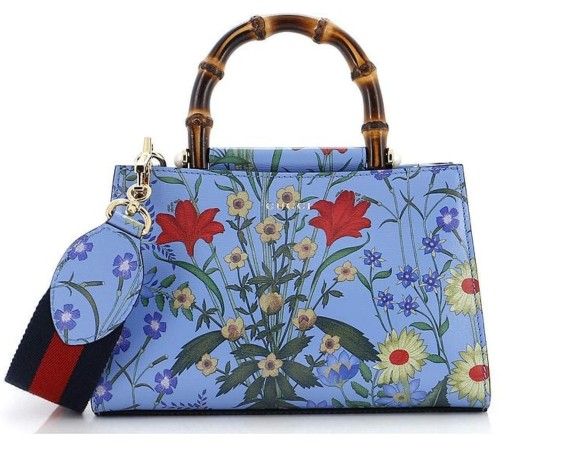 Gucci
Nymphaea Top Handle Bag Floral Printed Leather Mini