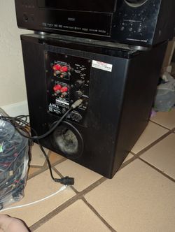 Acoustech H-100 12-Inch Powered Subwoofer - Deep, Powerful Bass!