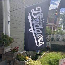 Dodgers Raiders Flag Size 3ftx5ft 