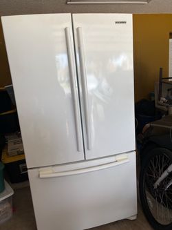 White Samsung Fridge