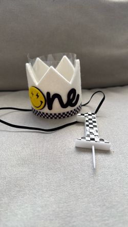 One year birthday crown