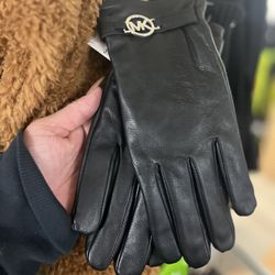Michael Kors Leather Gloves