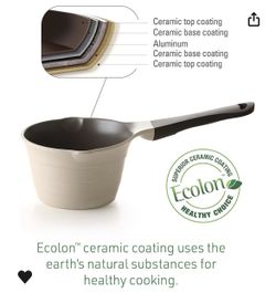 Neoflam 1qt Saucepan Butter Warmer Milk Boiling|Melting Pot
