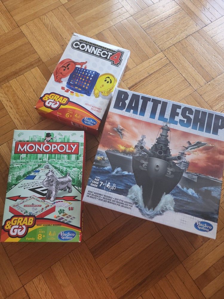 Three Sealed Brand New Board Games