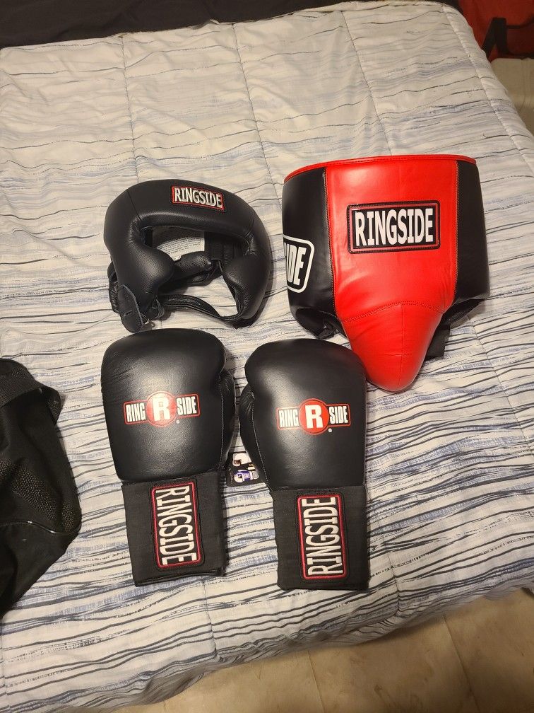 Ringside Gear Headgear Gloves And Groin Protection