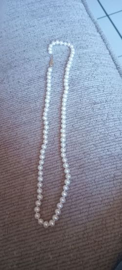 Collar de perlas originales 14k  en perfectas condiciones