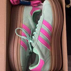 Women's adidas Gazelle Bold (pulse Mint Pink)