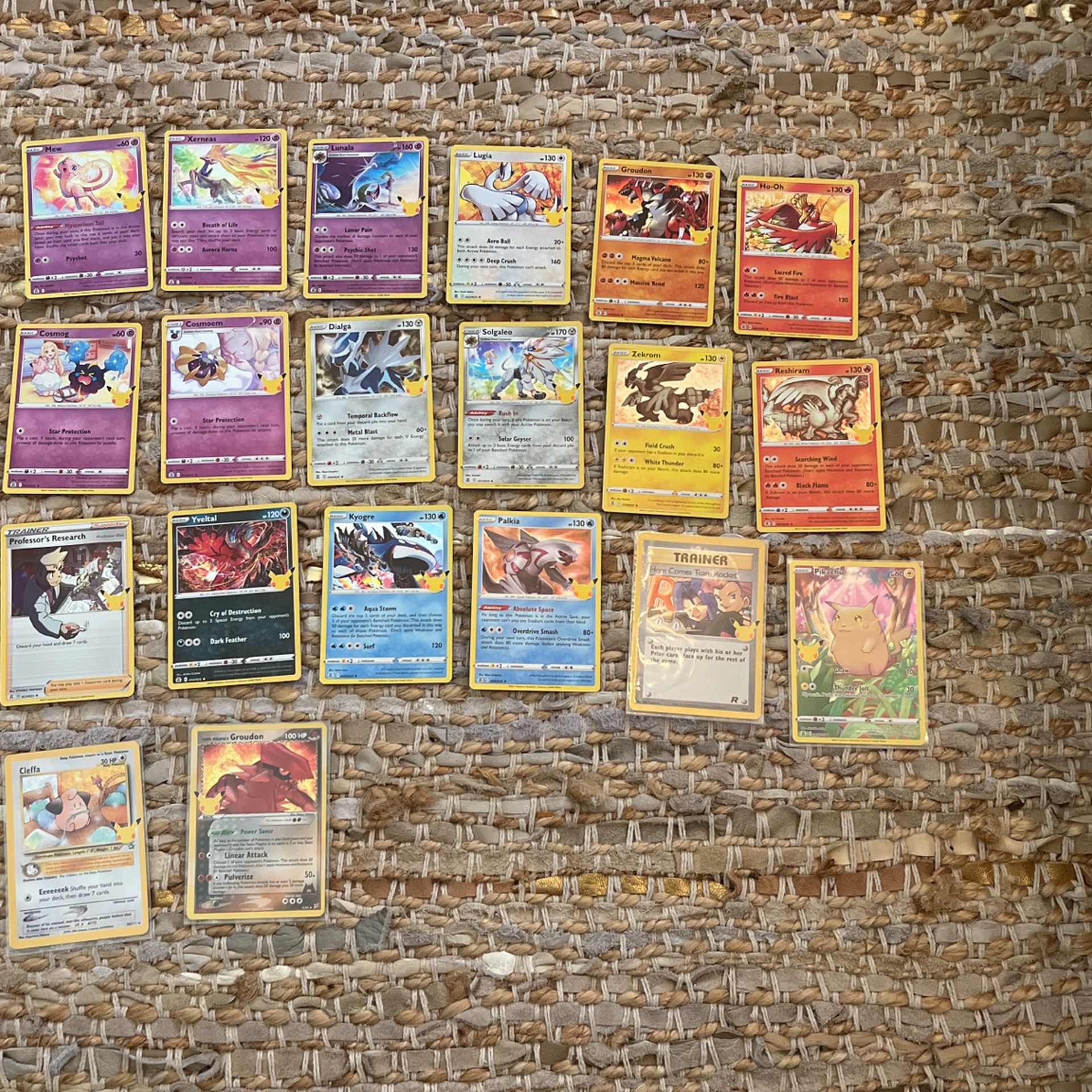 25th Anniversary Pokemon Cards