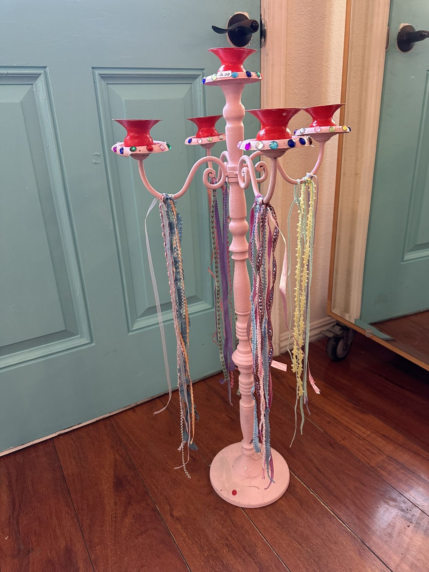 Multi Color Cande Holder