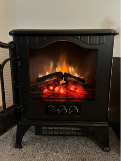 Fireplace electric heater