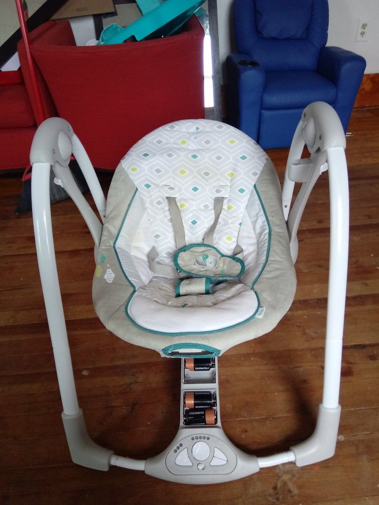 Portable Vibrating Baby Swing