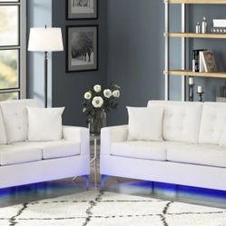2 Pc Lead Living Room Set