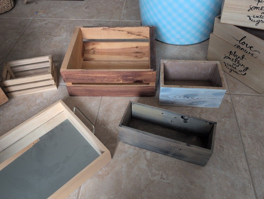 Wooden Box Trays