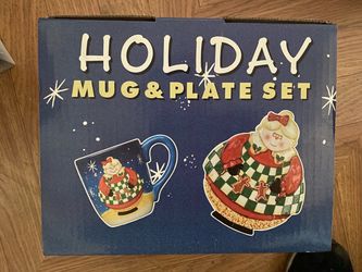 Holiday Mug & Plate Set