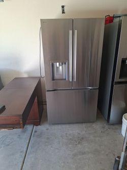 LG stainless refrigerator