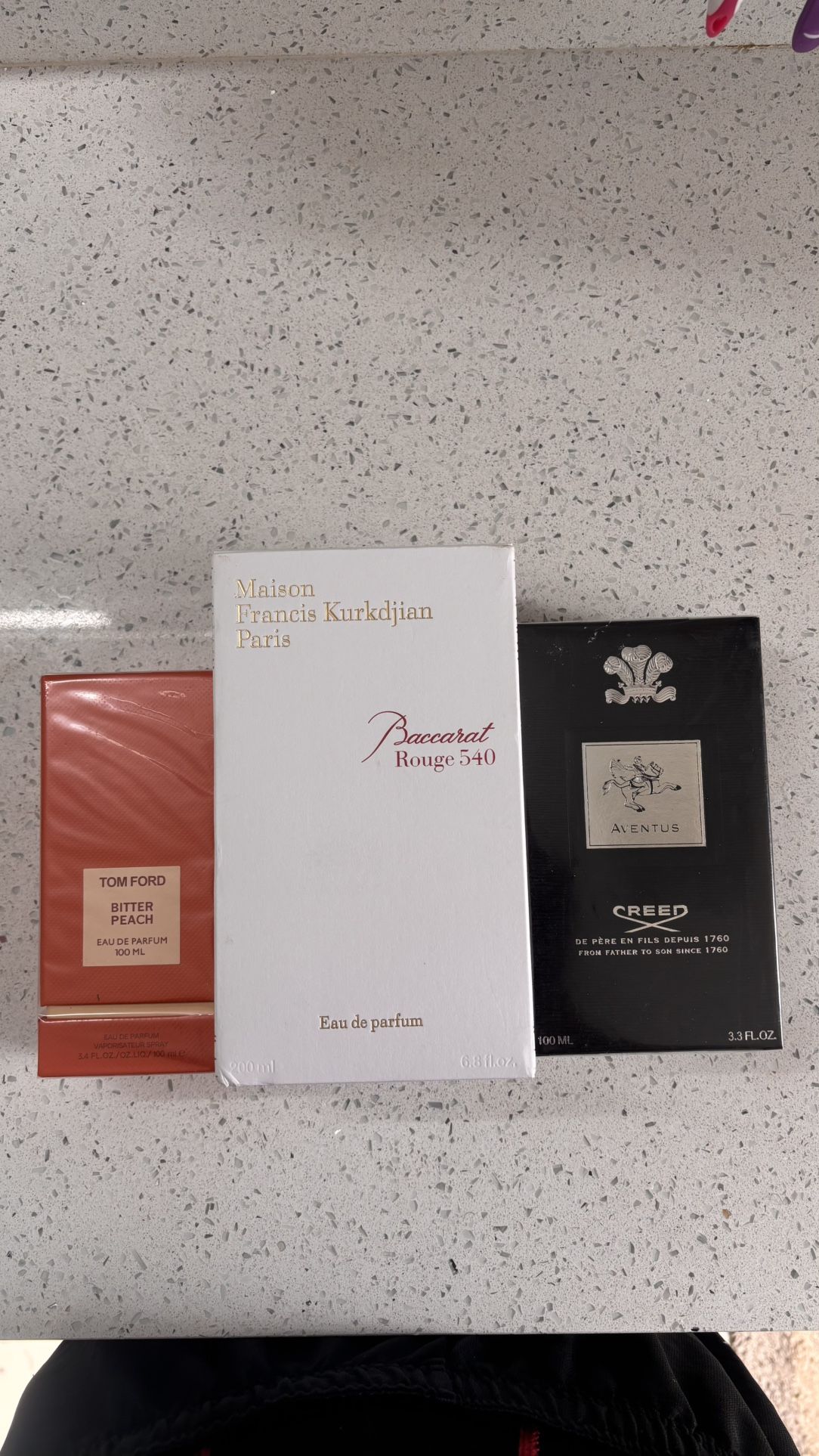 Baccarat Tom Ford And Creed Fragrance Set