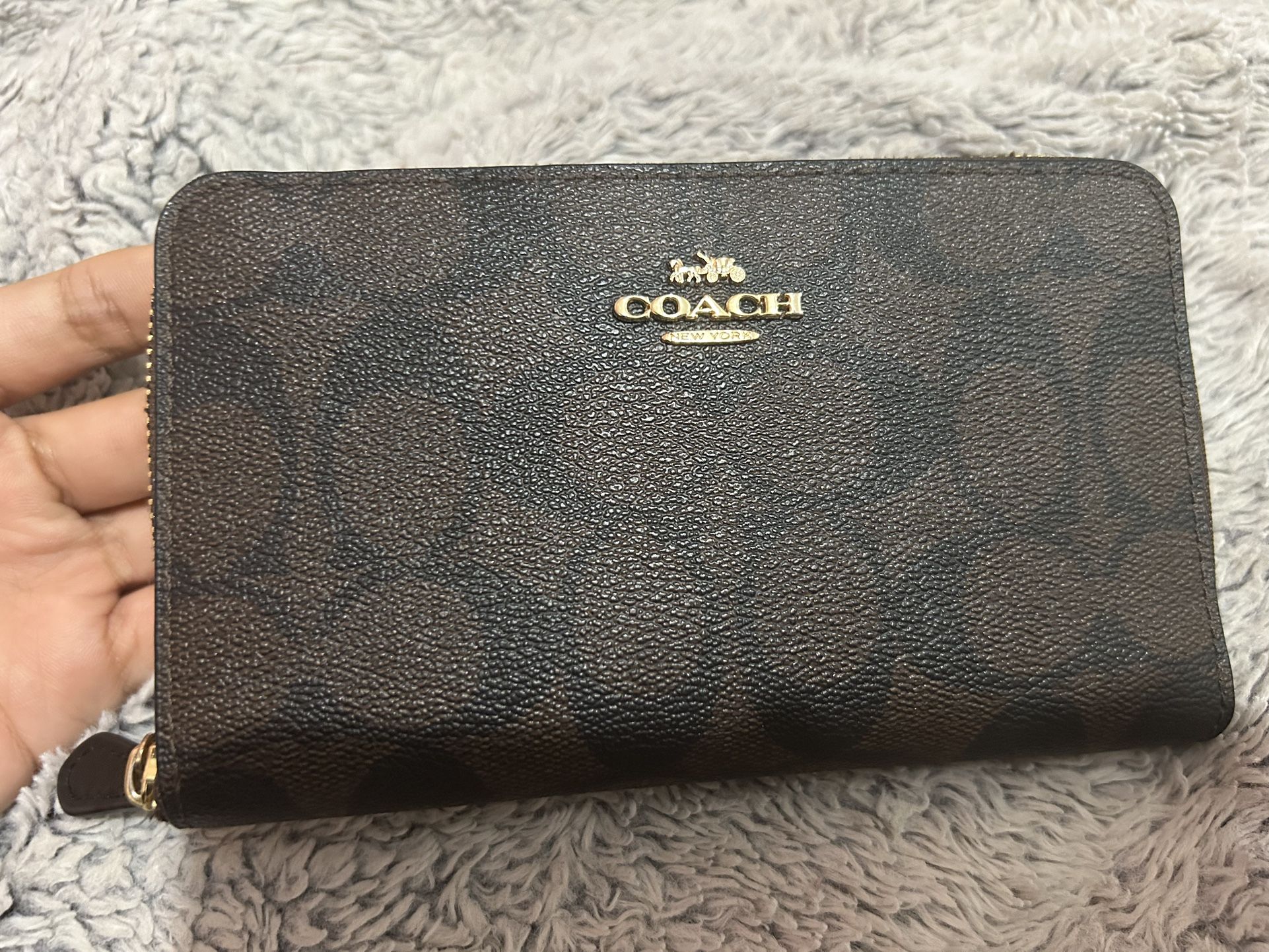 Coach Long Zip Around Wallet