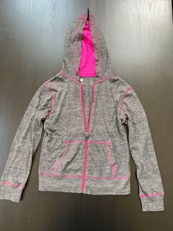 Girls Size 8 Light  Weight Xersion Hoodie Jacket 
