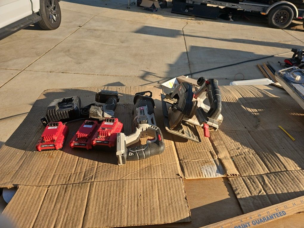 20 Volt PORTER CABLE POWER TOOLS