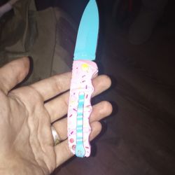 Auto
Boker Dessert Warrior Kalashnikov Tanto Automatic Knife (3.25" Blue) Donut