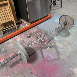 Olympic Bar With Plates 