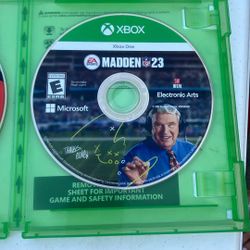 Xbox One Nba2k22 In Case Madden 23 No Case