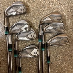 Left Handed Wilson Staff Cb Irons