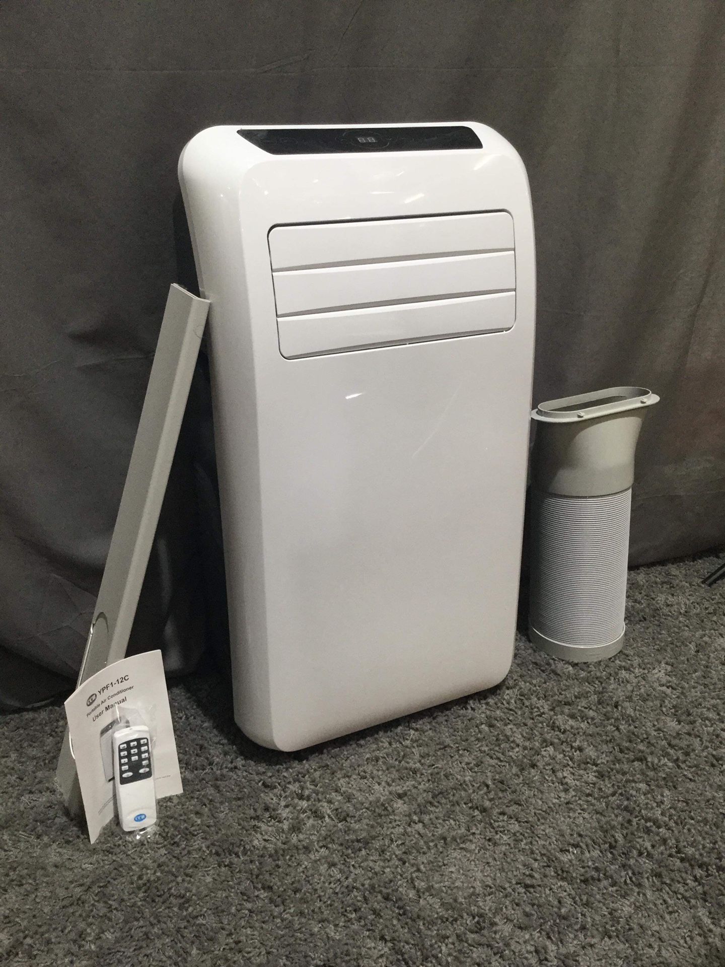 Global Air YPF2-12C 12,000-BTU 3 in 1 Portable Air Conditioner, Fan and Dehumidifier with Remote