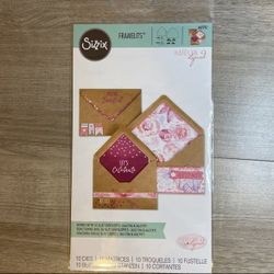 Sizzix 662792 Envelope Liners A2 & A7 Thinlits Die Set