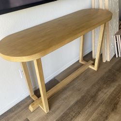 Oak Console Table 
