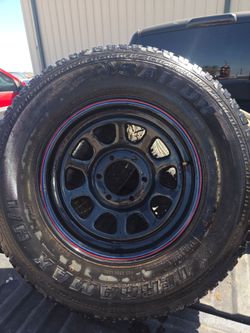 LT 245/75/16 wheels and tires.