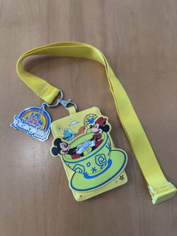 Disneyland Lanyard And Wallet