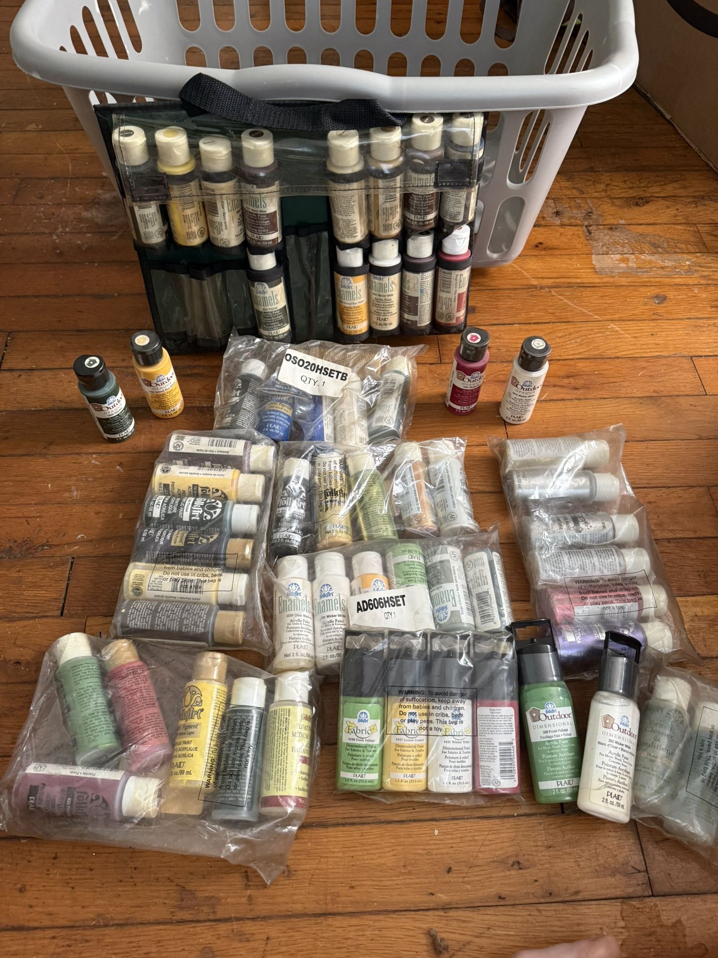 HUGE Lot Of ENAMEL/ACRYLIC PAINTS For Every Purpose You Can Think - Including Outdoor Items & Fabrics