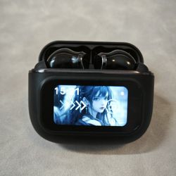 ANC Active Noise Cancellation Wireless Earphone Touch Screen Bluetooth Earbuds