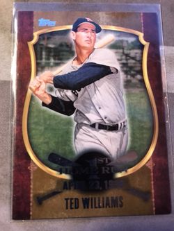 2015 TOPPS FIRST HOME RUN TED WILLIAMS baseball card