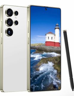 New S24 Ultra 5G Smartphone  Factory Unlocked Android Cellphones Dual SIM white