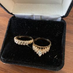 Bride Wedding Ring Set