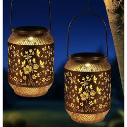 Solar Lanterns Outdoor (2pack)