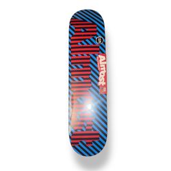 Unisex Almost Skateboard Deck Size 7.375 Blue/Red